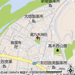 兵庫県姫路市花田町高木149周辺の地図