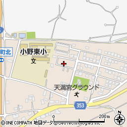 兵庫県小野市天神町1192-77周辺の地図