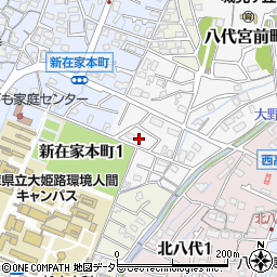 兵庫県姫路市八代宮前町5周辺の地図