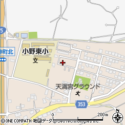 兵庫県小野市天神町1192-78周辺の地図