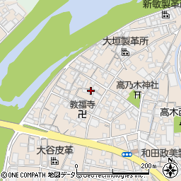 兵庫県姫路市花田町高木423周辺の地図