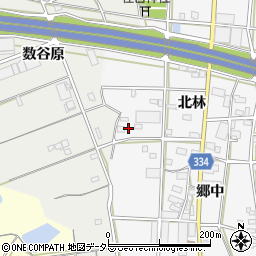 愛知県豊川市六角町北林84周辺の地図
