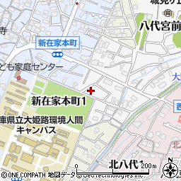 兵庫県姫路市八代宮前町5-5周辺の地図