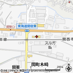 三重県亀山市関町木崎1793-6周辺の地図