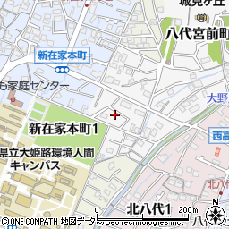 兵庫県姫路市八代宮前町5-12周辺の地図