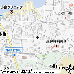 兵庫県小野市上本町204周辺の地図