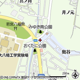 京都府八幡市戸津奥谷7-54周辺の地図