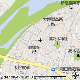 兵庫県姫路市花田町高木463周辺の地図