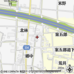 愛知県豊川市六角町北林53-2周辺の地図