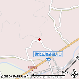 広島県庄原市上原町1285周辺の地図