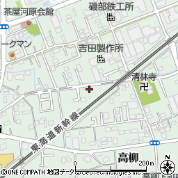 静岡県藤枝市高柳1968周辺の地図