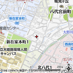 兵庫県姫路市八代宮前町6-2周辺の地図