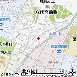 兵庫県姫路市八代宮前町9-7周辺の地図