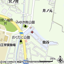 京都府八幡市戸津奥谷7-34周辺の地図