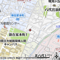 兵庫県姫路市八代宮前町5-10周辺の地図