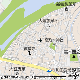 兵庫県姫路市花田町高木477周辺の地図