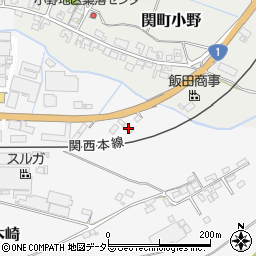 三重県亀山市関町木崎1727周辺の地図