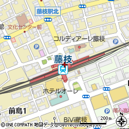 静岡県藤枝市周辺の地図