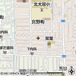 大阪府高槻市宮野町19周辺の地図