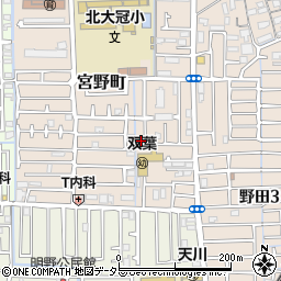 大阪府高槻市宮野町12-33周辺の地図