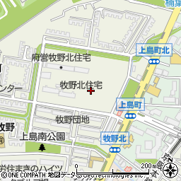 大阪府枚方市牧野北町9-16周辺の地図