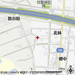 愛知県豊川市六角町北林85周辺の地図
