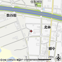 愛知県豊川市六角町北林85周辺の地図