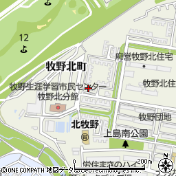 大阪府枚方市牧野北町10-32周辺の地図
