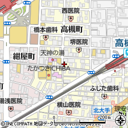 クワウチ商事株式会社周辺の地図