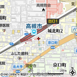 新時代 大阪阪急高槻駅前店周辺の地図