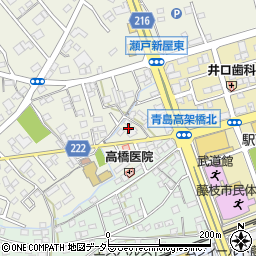 静岡県藤枝市瀬戸新屋134周辺の地図