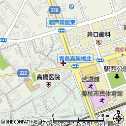 静岡県藤枝市瀬戸新屋147周辺の地図