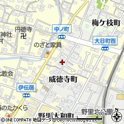 兵庫県姫路市威徳寺町16周辺の地図