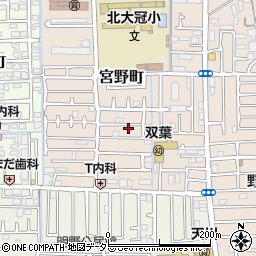 大阪府高槻市宮野町19-7周辺の地図