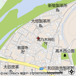 兵庫県姫路市花田町高木495周辺の地図