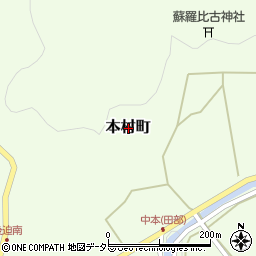 広島県庄原市本村町周辺の地図