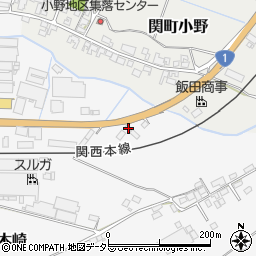 三重県亀山市関町木崎1728-1周辺の地図