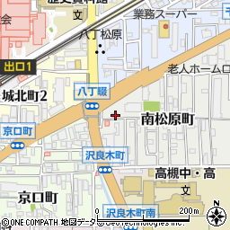 大阪府高槻市南松原町1-37周辺の地図