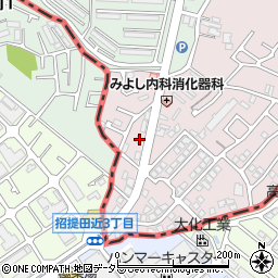 京都府八幡市八幡柿ケ谷19-7周辺の地図