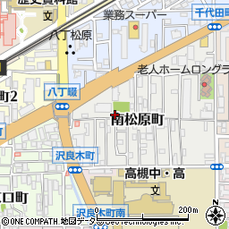 大阪府高槻市南松原町1-29周辺の地図