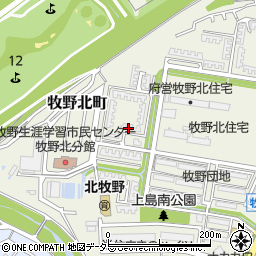 大阪府枚方市牧野北町10-31周辺の地図