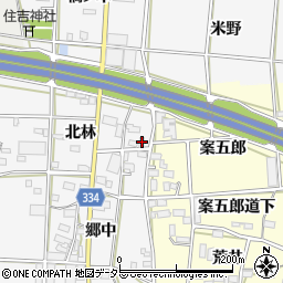 愛知県豊川市六角町北林45周辺の地図