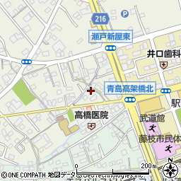 静岡県藤枝市瀬戸新屋132-3周辺の地図