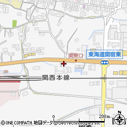 三重県亀山市関町木崎96周辺の地図