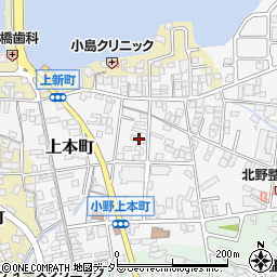 兵庫県小野市上本町192周辺の地図