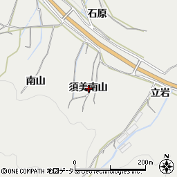 愛知県額田郡幸田町須美須美南山周辺の地図