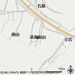 愛知県幸田町（額田郡）須美（須美南山）周辺の地図