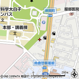 三重県鈴鹿市岸岡町2082周辺の地図
