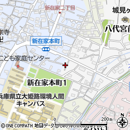 兵庫県姫路市八代宮前町4-5周辺の地図