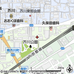 〒569-1124 大阪府高槻市南芥川町の地図